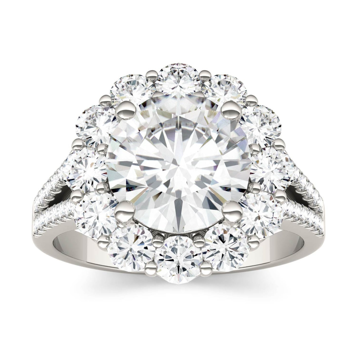 4.22 CTW Moissanite Ring