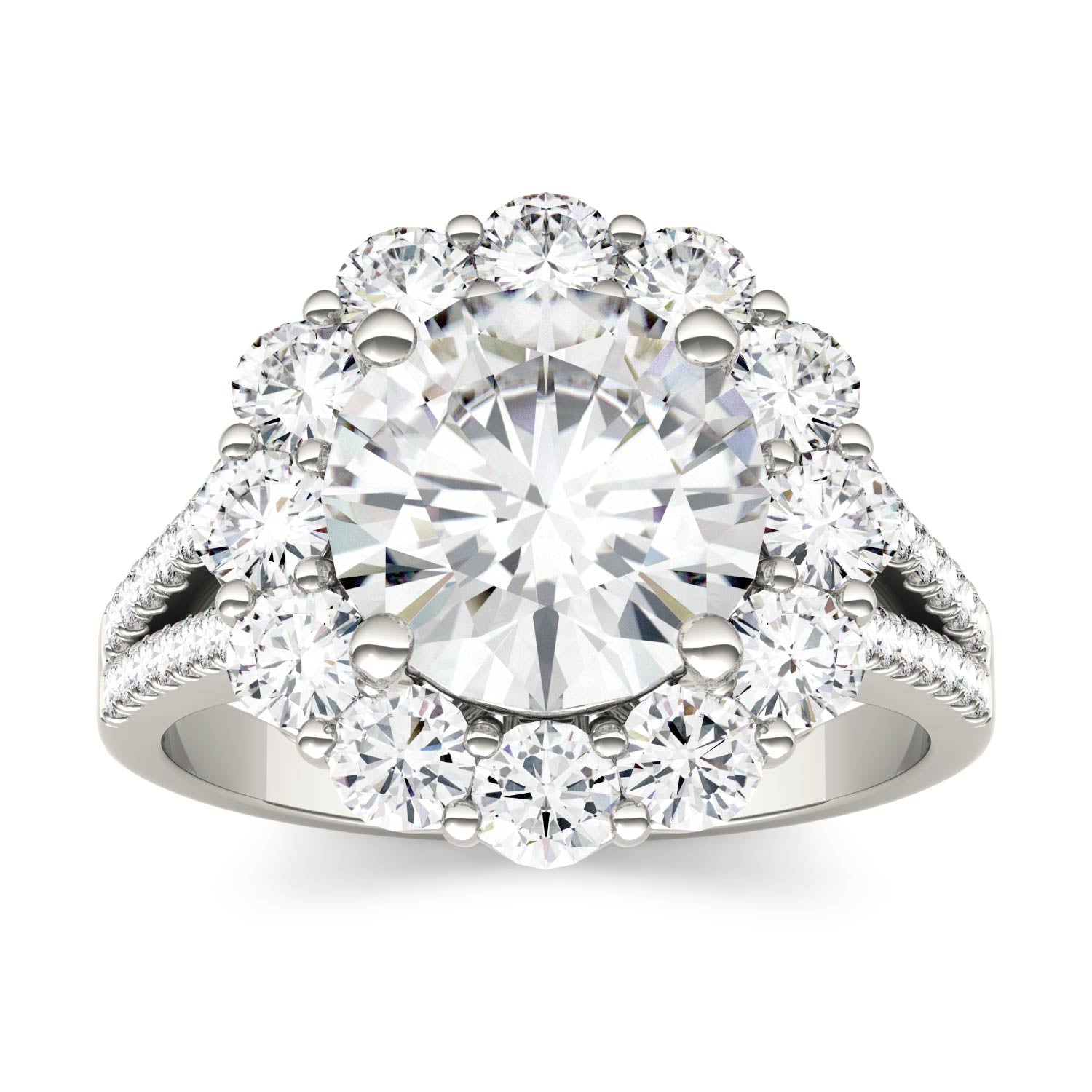 4.22 CTW Moissanite Ring