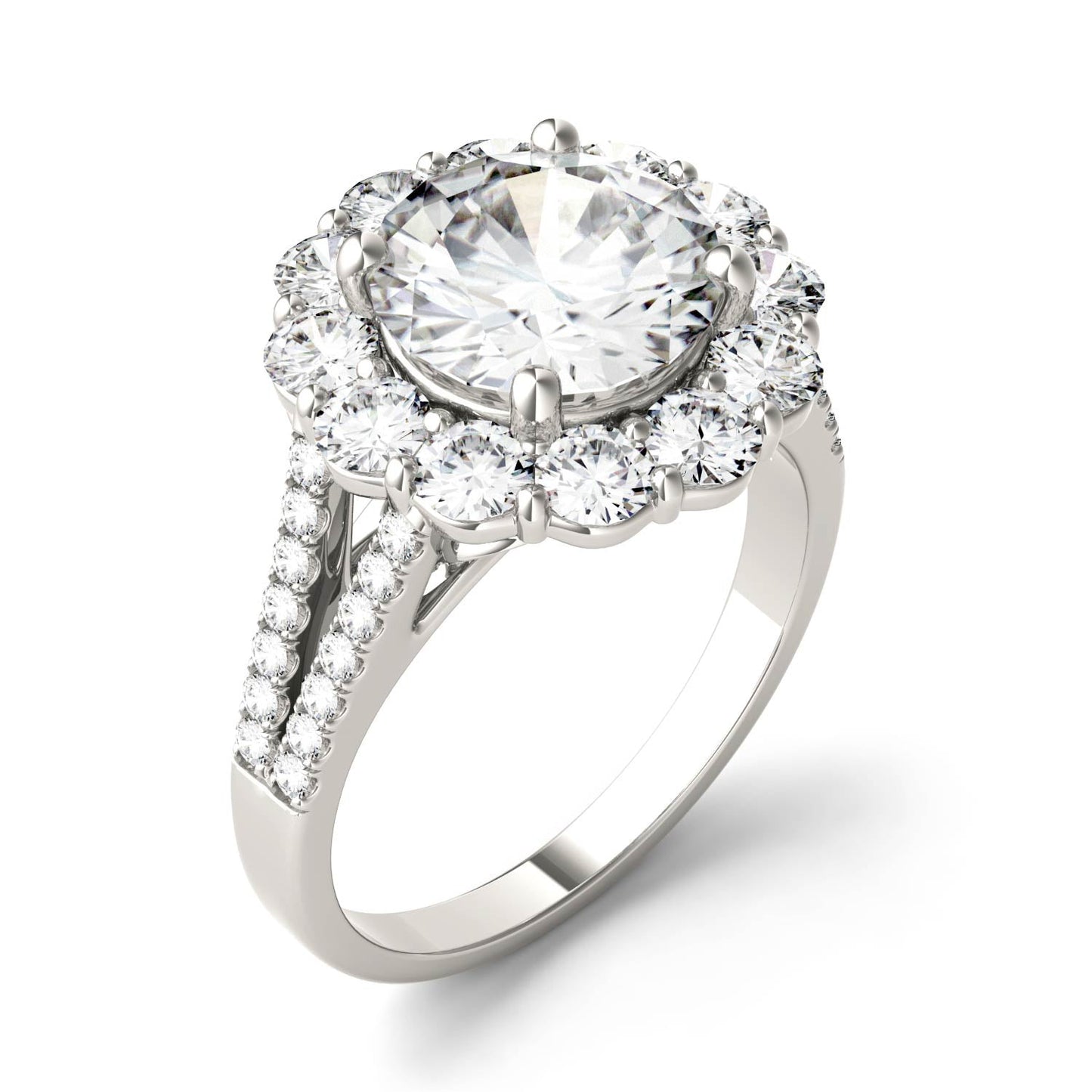 4.22 CTW Moissanite Ring