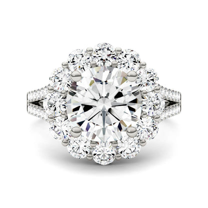 4.22 CTW Moissanite Ring