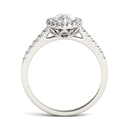 1.45 CTW Marquise Moissanite Ring