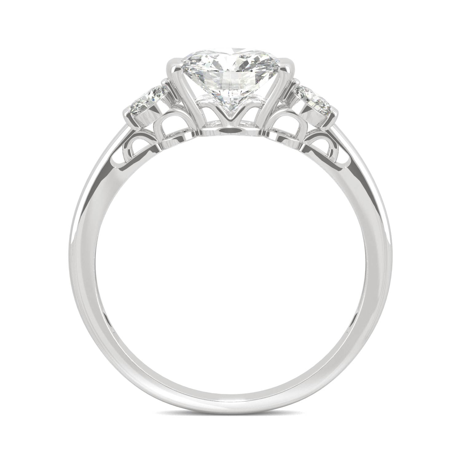 1.40 CTW Moissanite Engagement Ring