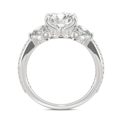 2.50 CTW Round Moissanite Engagement Ring