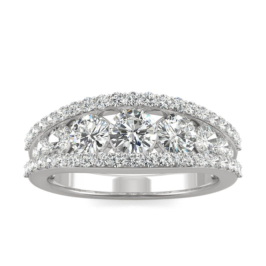 1.53 CTW Moissanite Round Fashion Ring