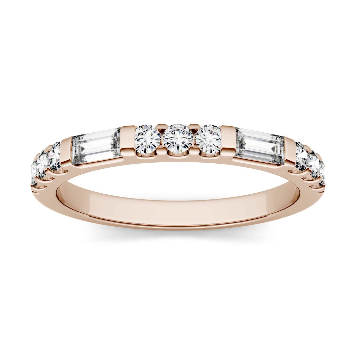 0.50 CTW Rose Gold Moissanite Ring