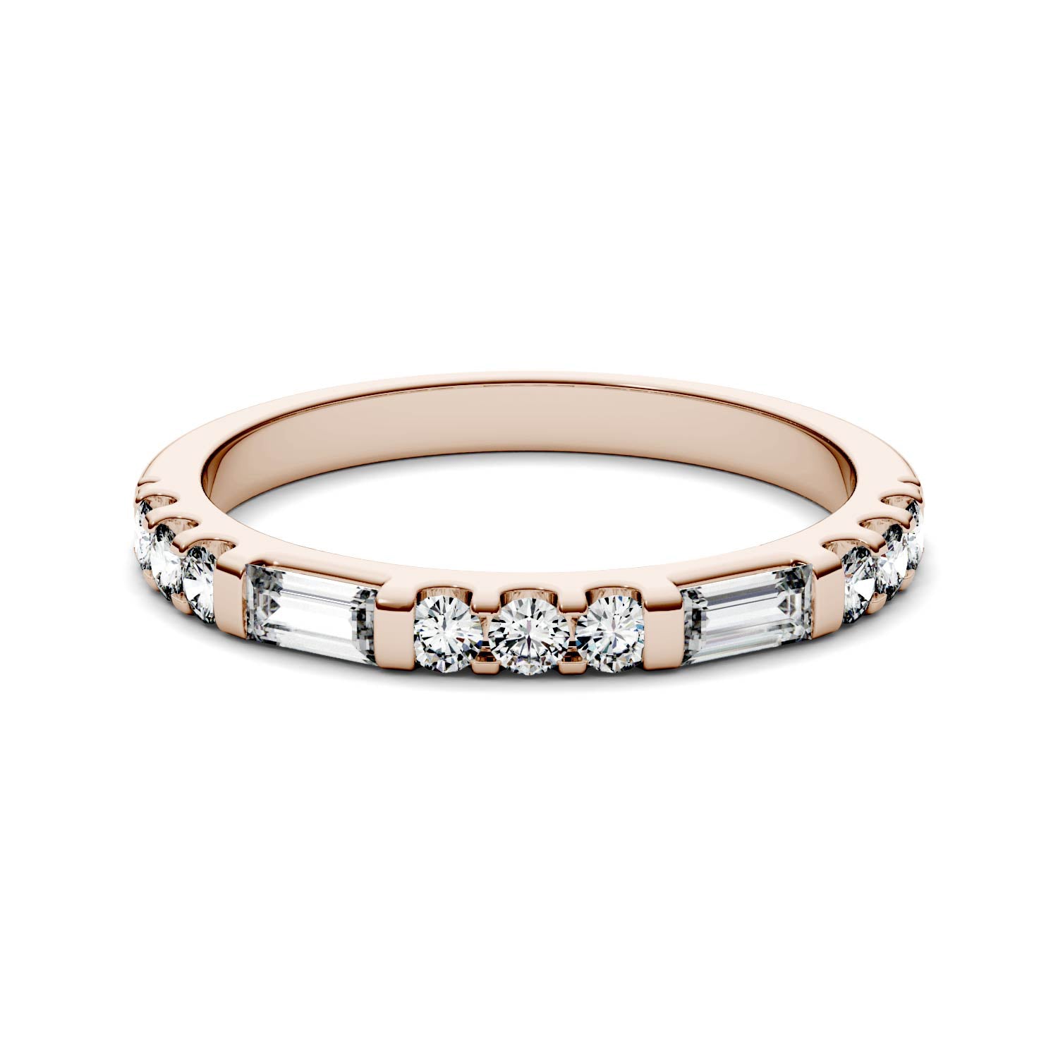 0.50 CTW Rose Gold Moissanite Ring