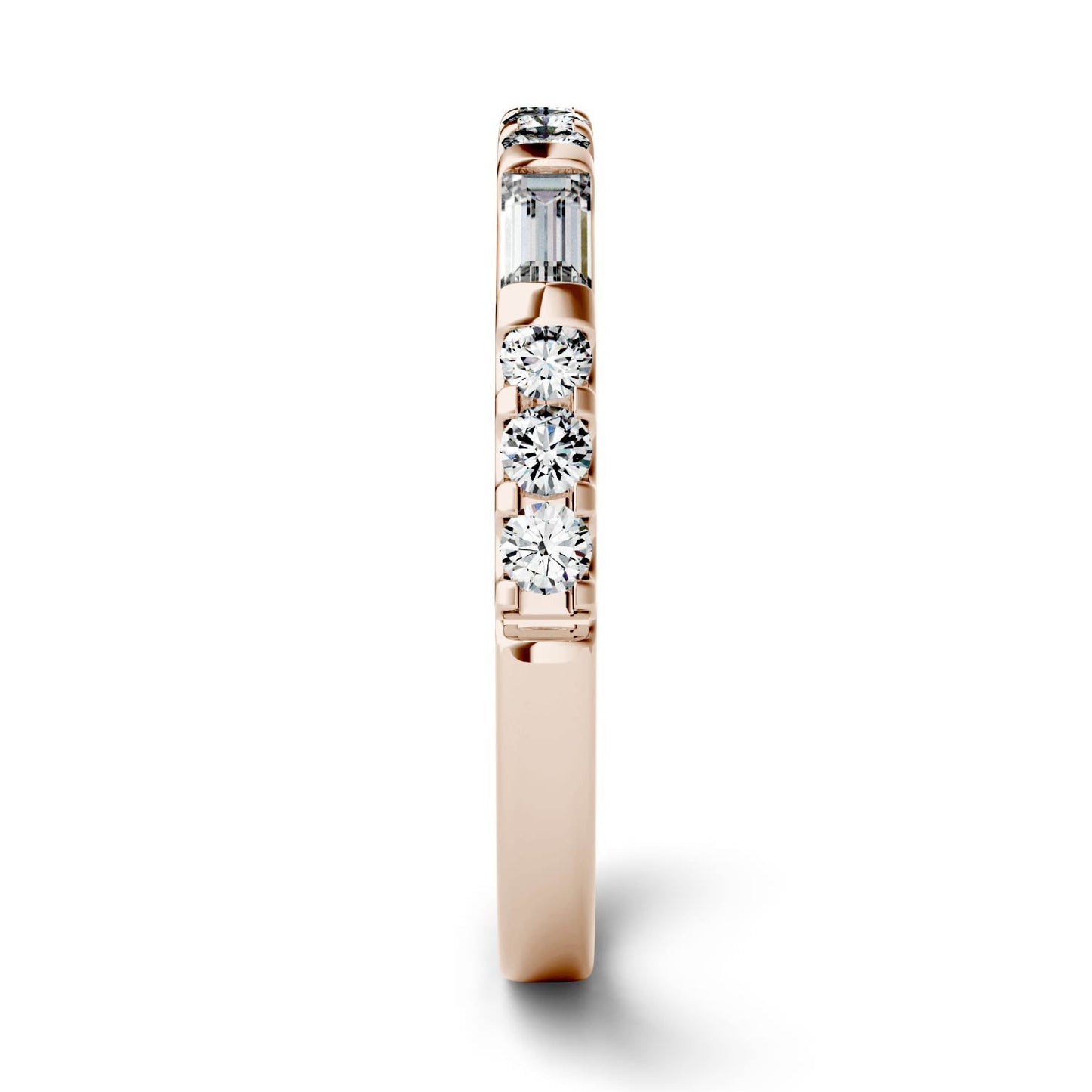 0.50 CTW Rose Gold Moissanite Ring