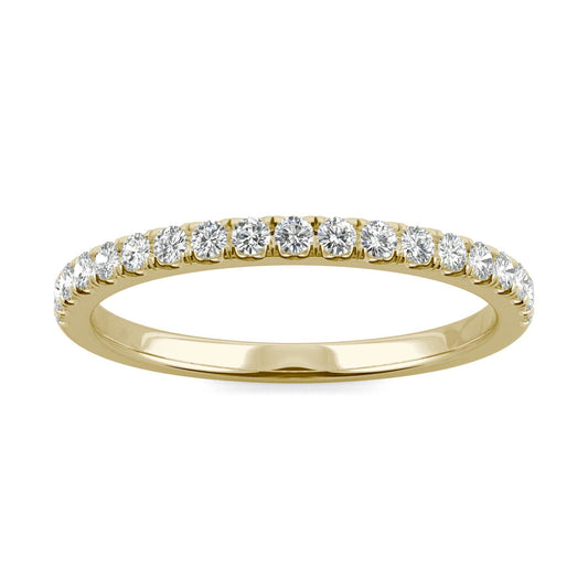 Moissanite Yellow Gold Ring