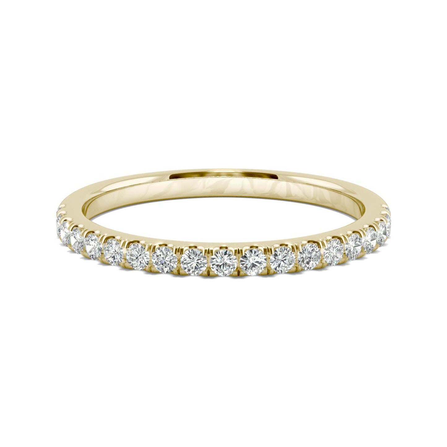 Moissanite Yellow Gold Ring