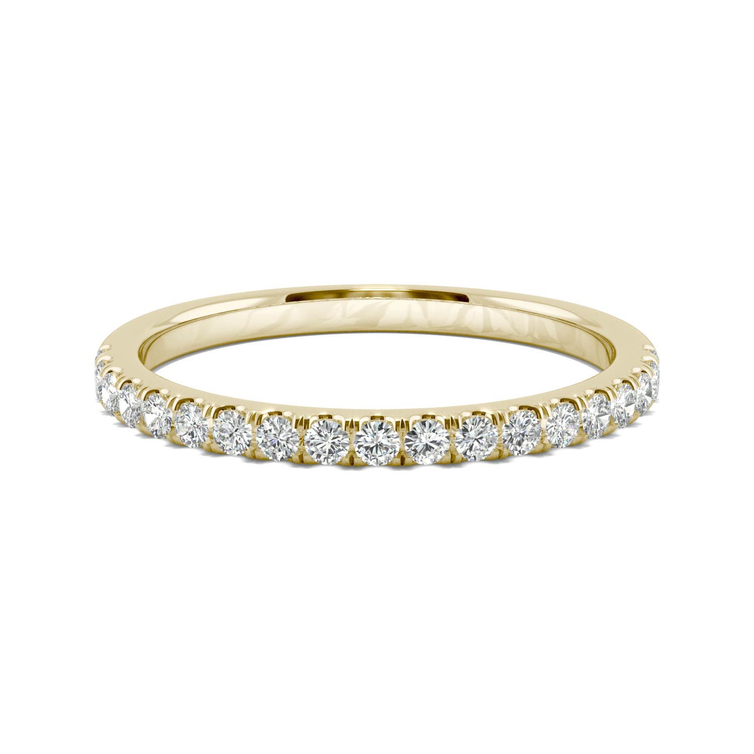 Moissanite Yellow Gold Ring