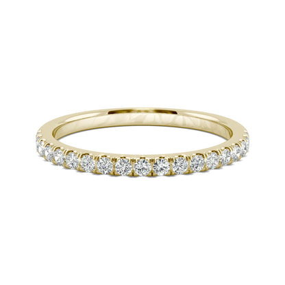 Moissanite Yellow Gold Ring