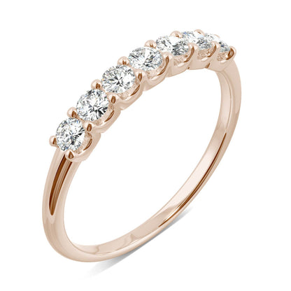 0.42 CTW Moissanite Rose Gold Ring