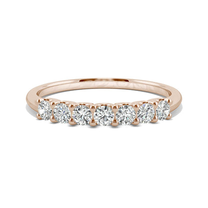 0.42 CTW Moissanite Rose Gold Ring