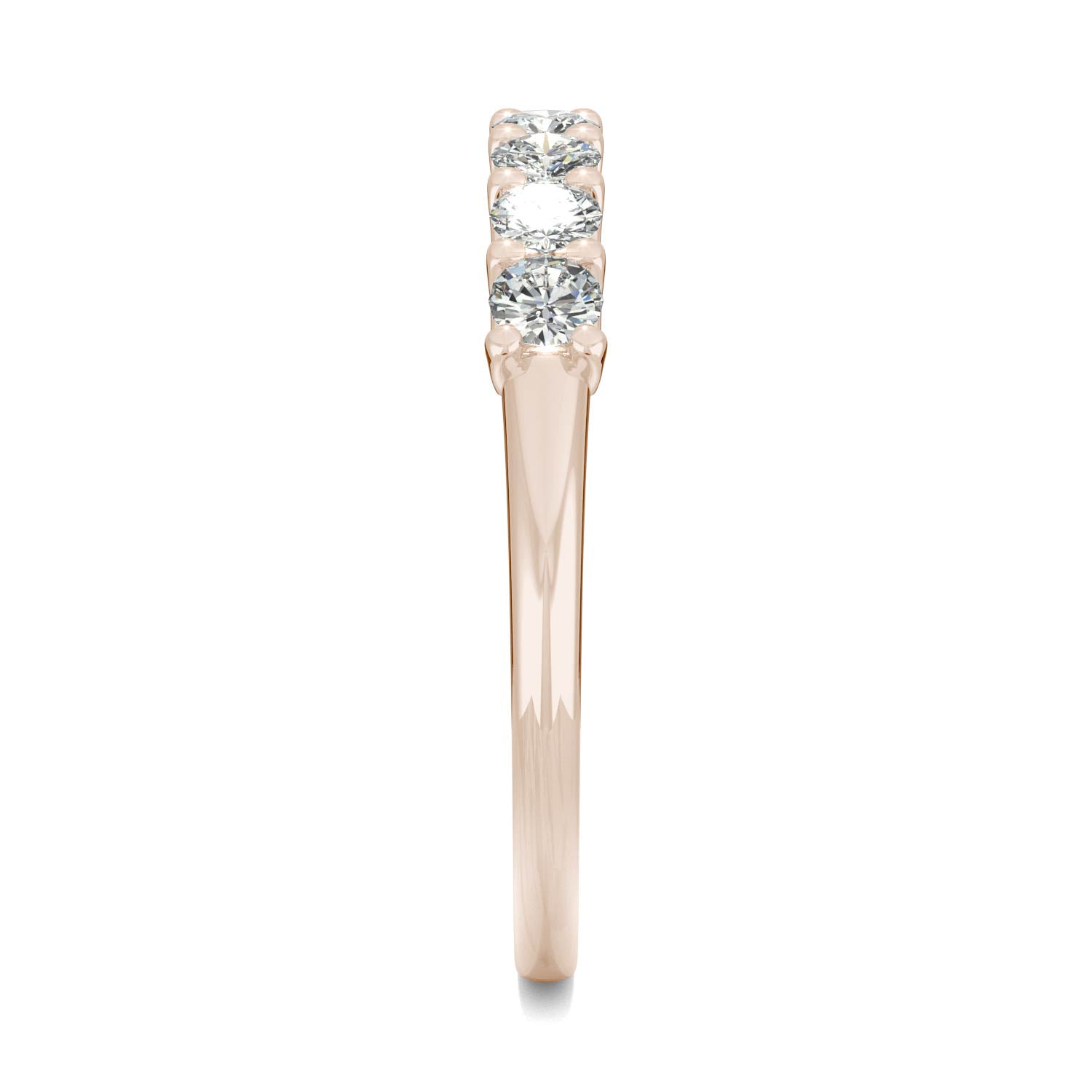 0.42 CTW Moissanite Rose Gold Ring