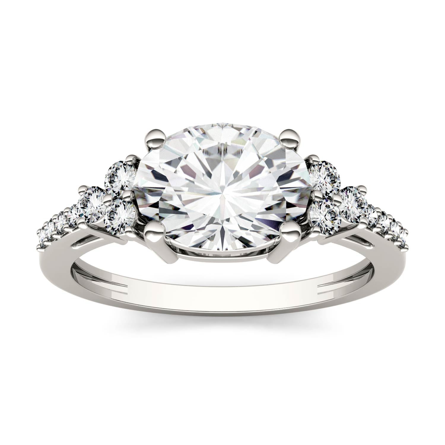 Moissanite Oval Engagement Ring