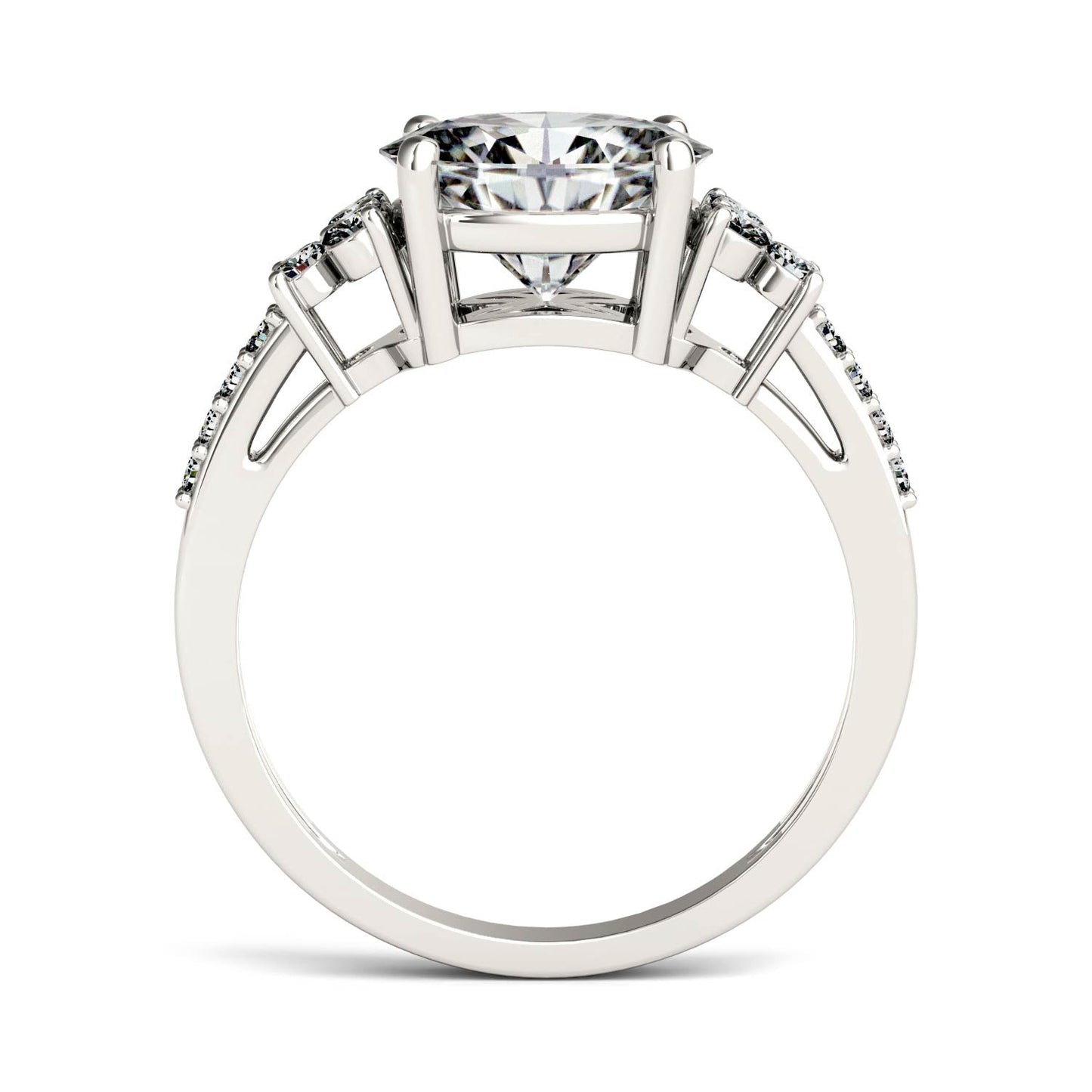 Moissanite Oval Engagement Ring