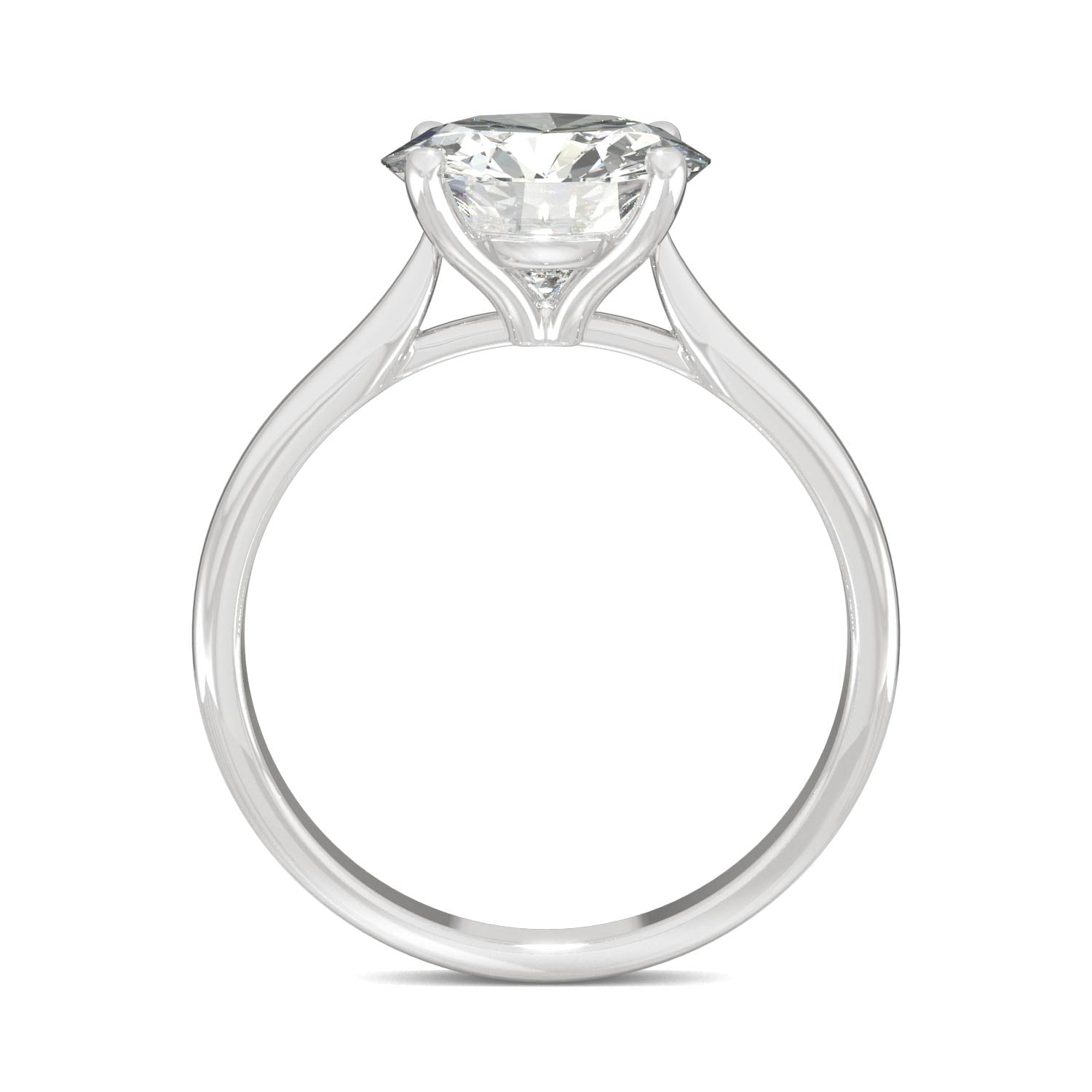 2.70 CTW Round Moissanite Solitaire