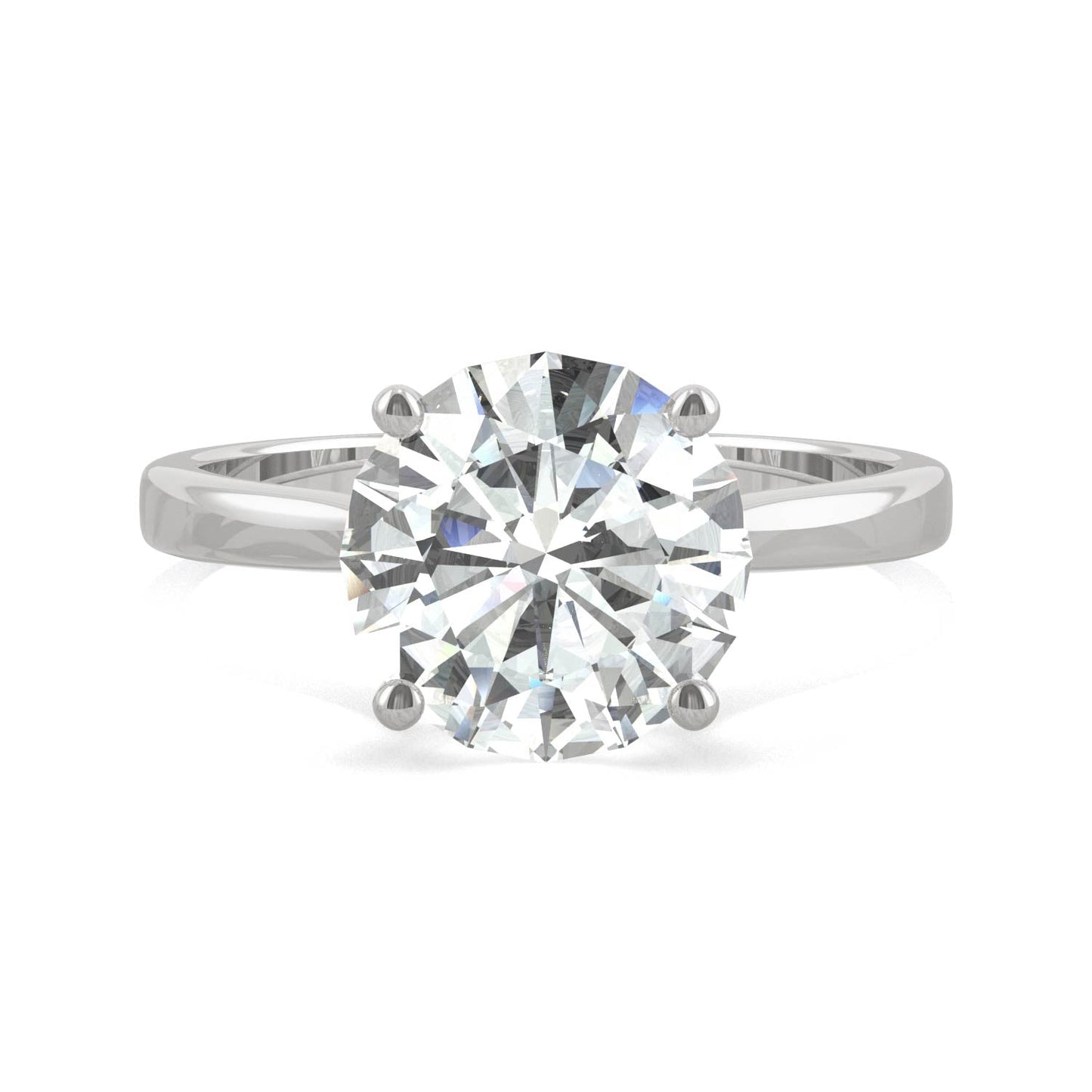 2.70 CTW Round Moissanite Solitaire