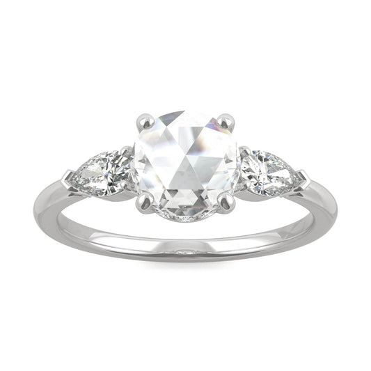 1.08 CTW Moissanite Engagement Ring