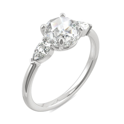 1.08 CTW Moissanite Engagement Ring