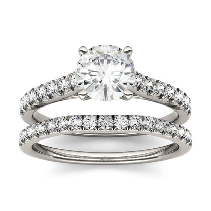 1.61 CTW Moissanite Bridal Set