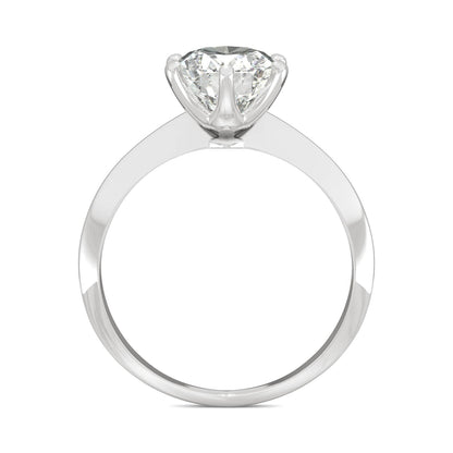 2.10 CTW Oval Moissanite Engagement Ring