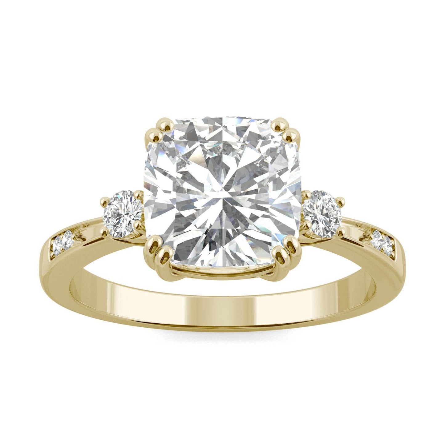 2.54 CTW Moissanite Seven Stone Ring