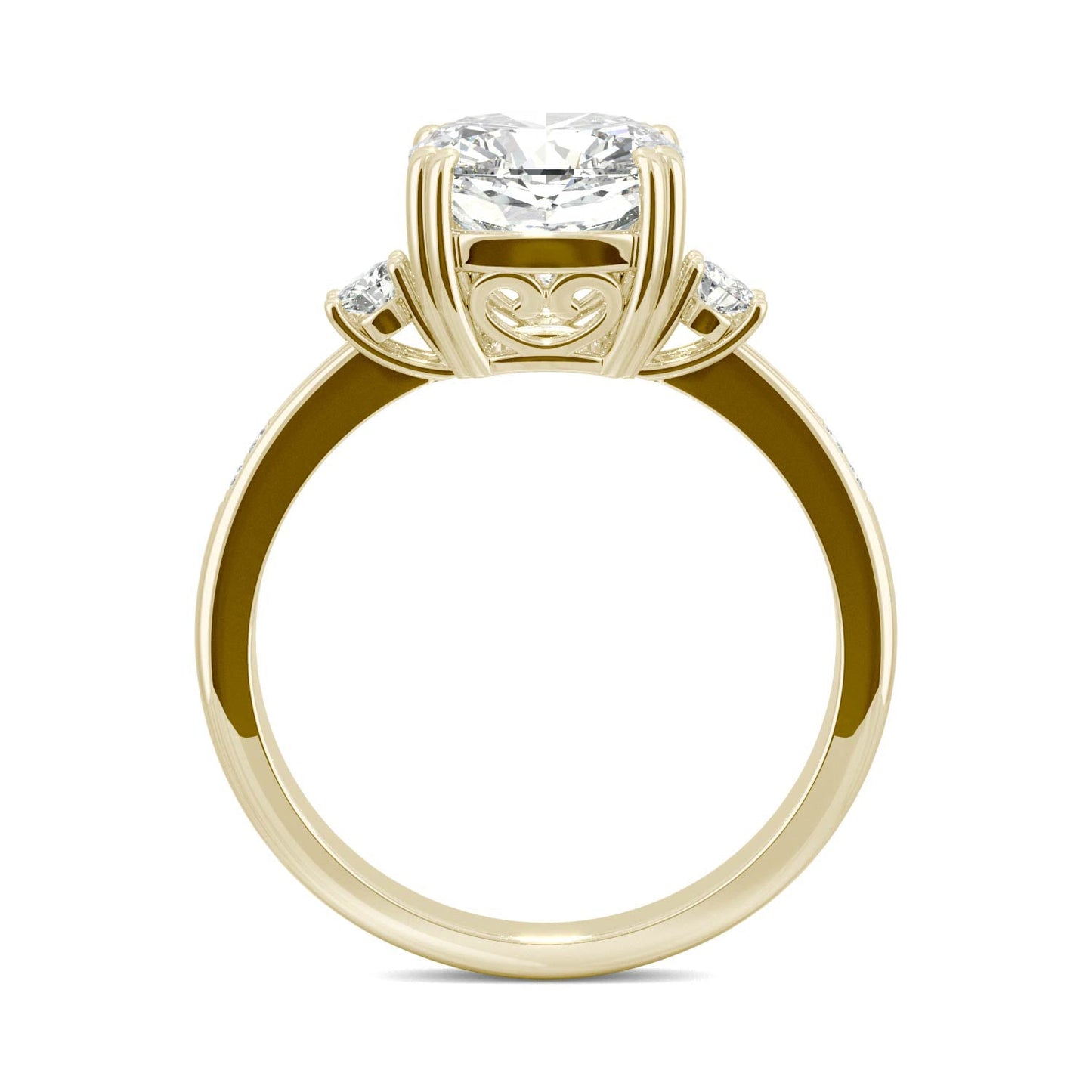 2.54 CTW Moissanite Seven Stone Ring