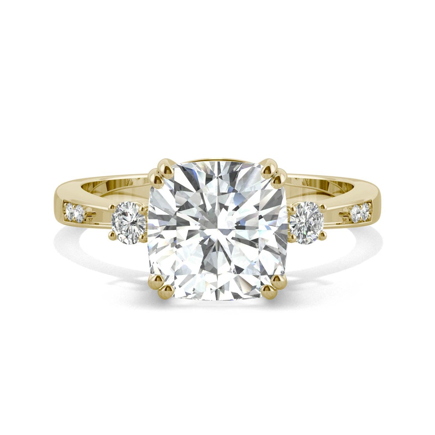 2.54 CTW Moissanite Seven Stone Ring