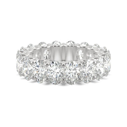 9.00 CTW Oval Moissanite Eternity Ring