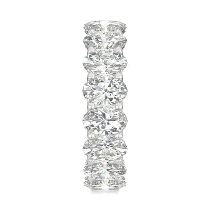 9.00 CTW Oval Moissanite Eternity Ring