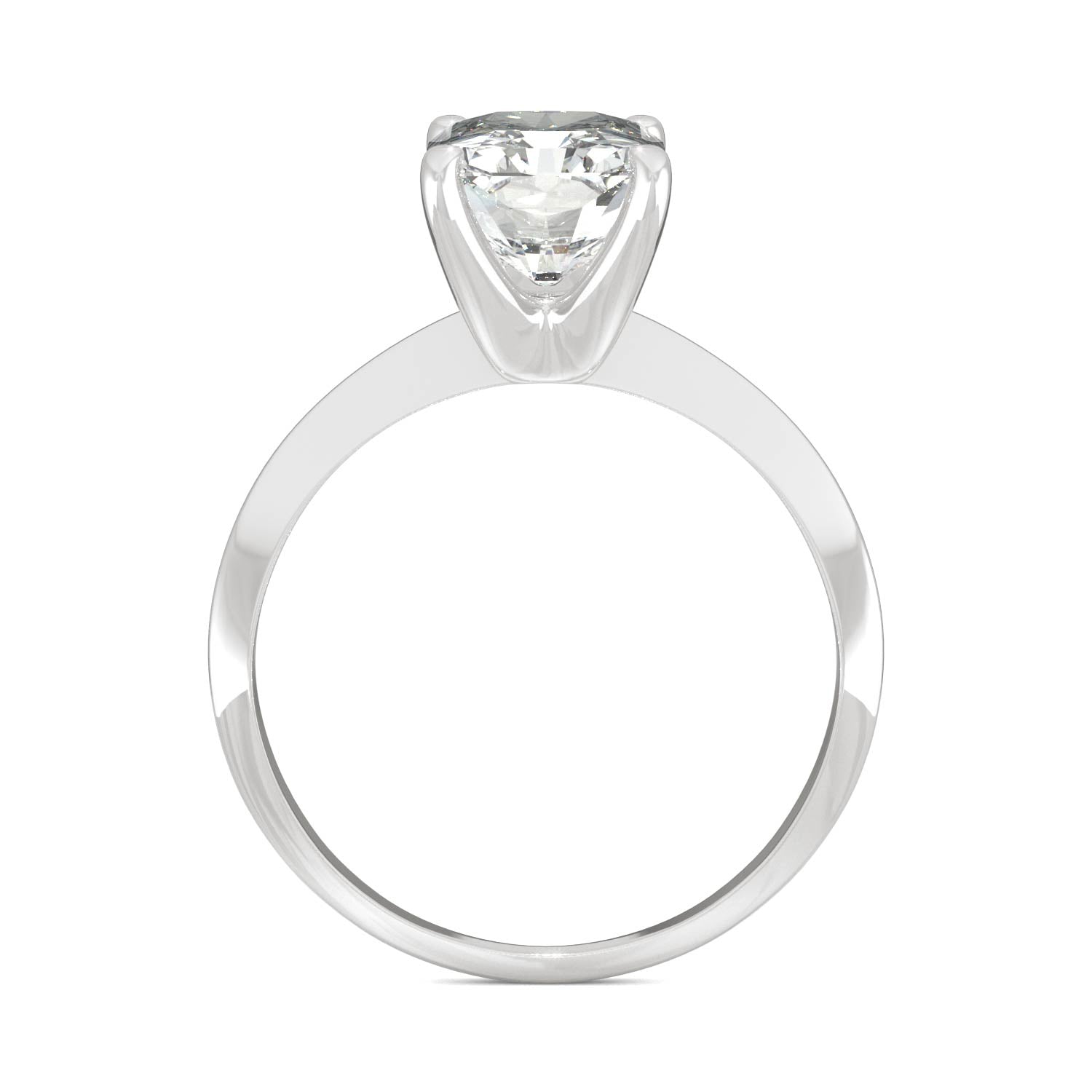 2.70 CTW Moissanite Solitaire Engagement Ring