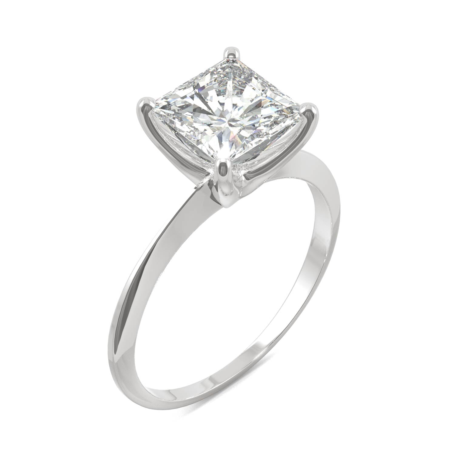 1.92 CTW Moissanite Solitaire Engagement Ring