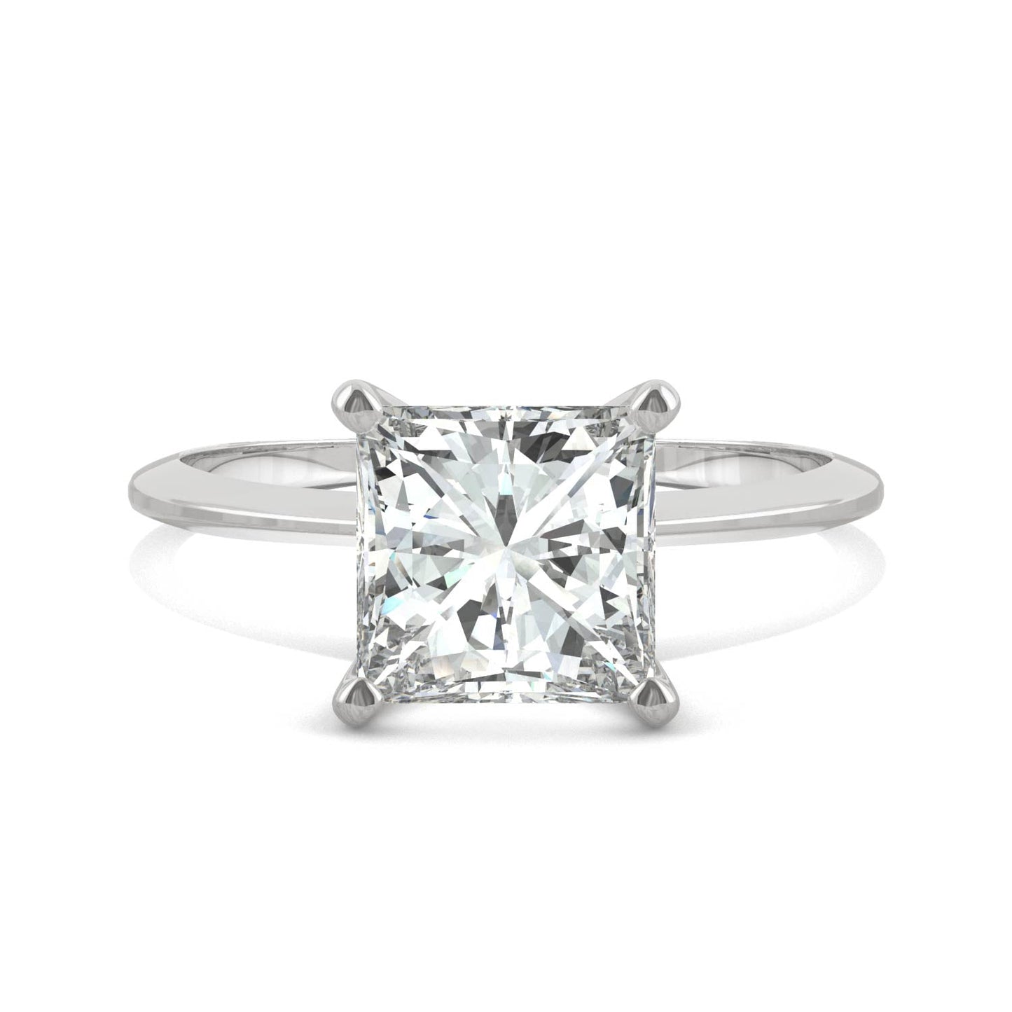 1.92 CTW Moissanite Solitaire Engagement Ring