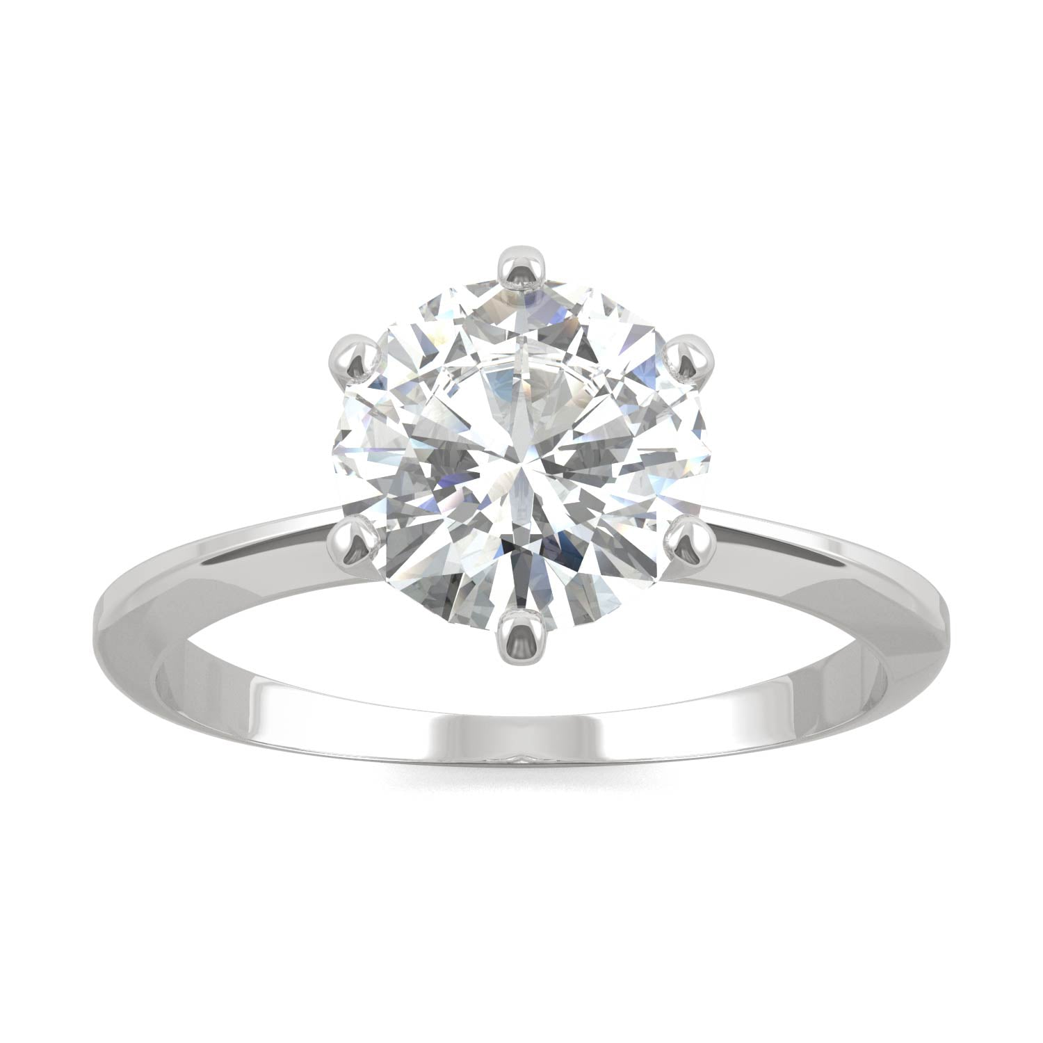 1.90 CTW Moissanite Solitaire Engagement Ring