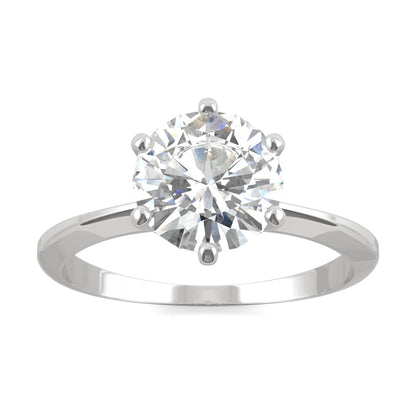 1.90 CTW Moissanite Solitaire Engagement Ring