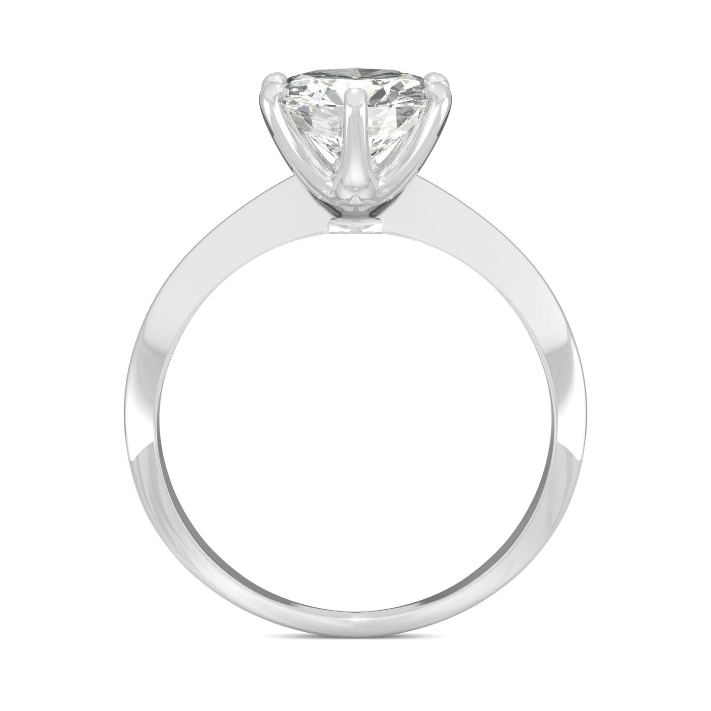 1.90 CTW Moissanite Solitaire Engagement Ring