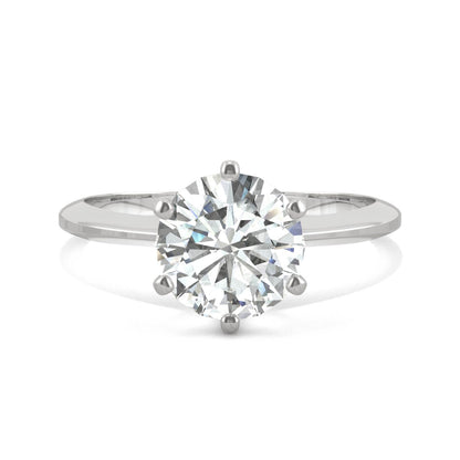 1.90 CTW Moissanite Solitaire Engagement Ring