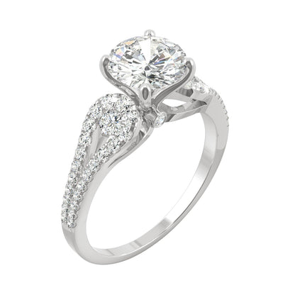 2.08 CTW Moissanite Engagement Ring