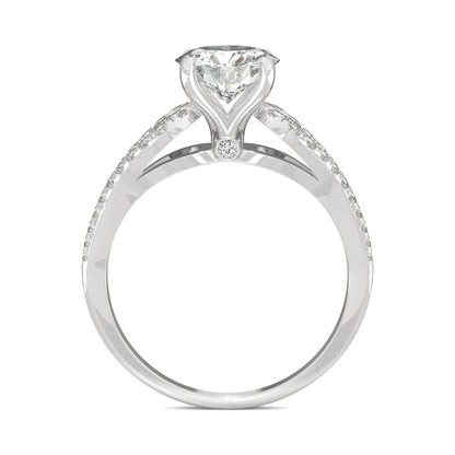 2.08 CTW Moissanite Engagement Ring