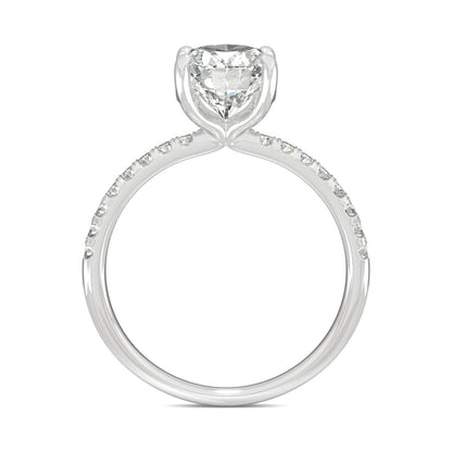 2.34 CTW Oval Moissanite Ring