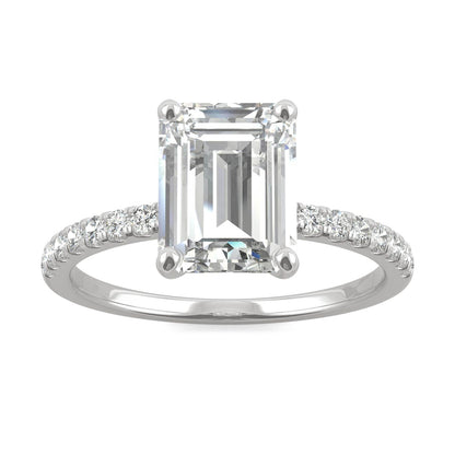 Emerald Moissanite Ring 2.76 CTW