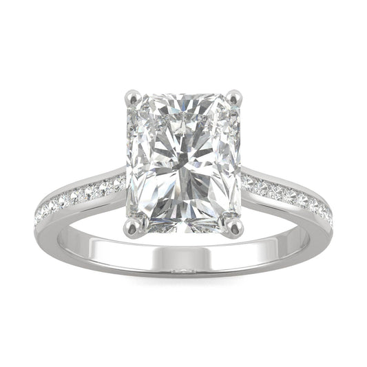 2.88 CTW Radiant Moissanite Engagement Ring