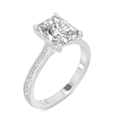 2.88 CTW Moissanite Engagement Ring