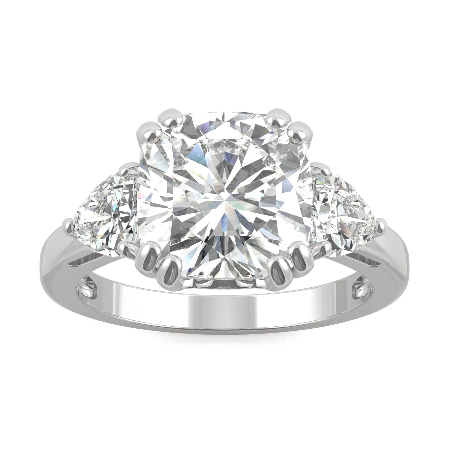 5 CTW Moissanite Engagement Ring