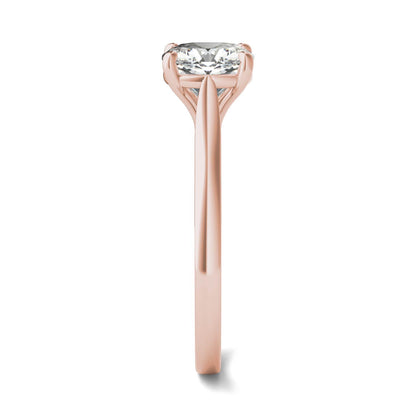 2.00 CTW Rose Gold Moissanite Solitaire Ring