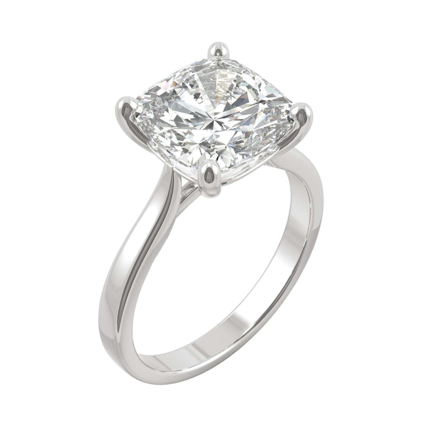 4.20 CTW Moissanite Engagement Ring