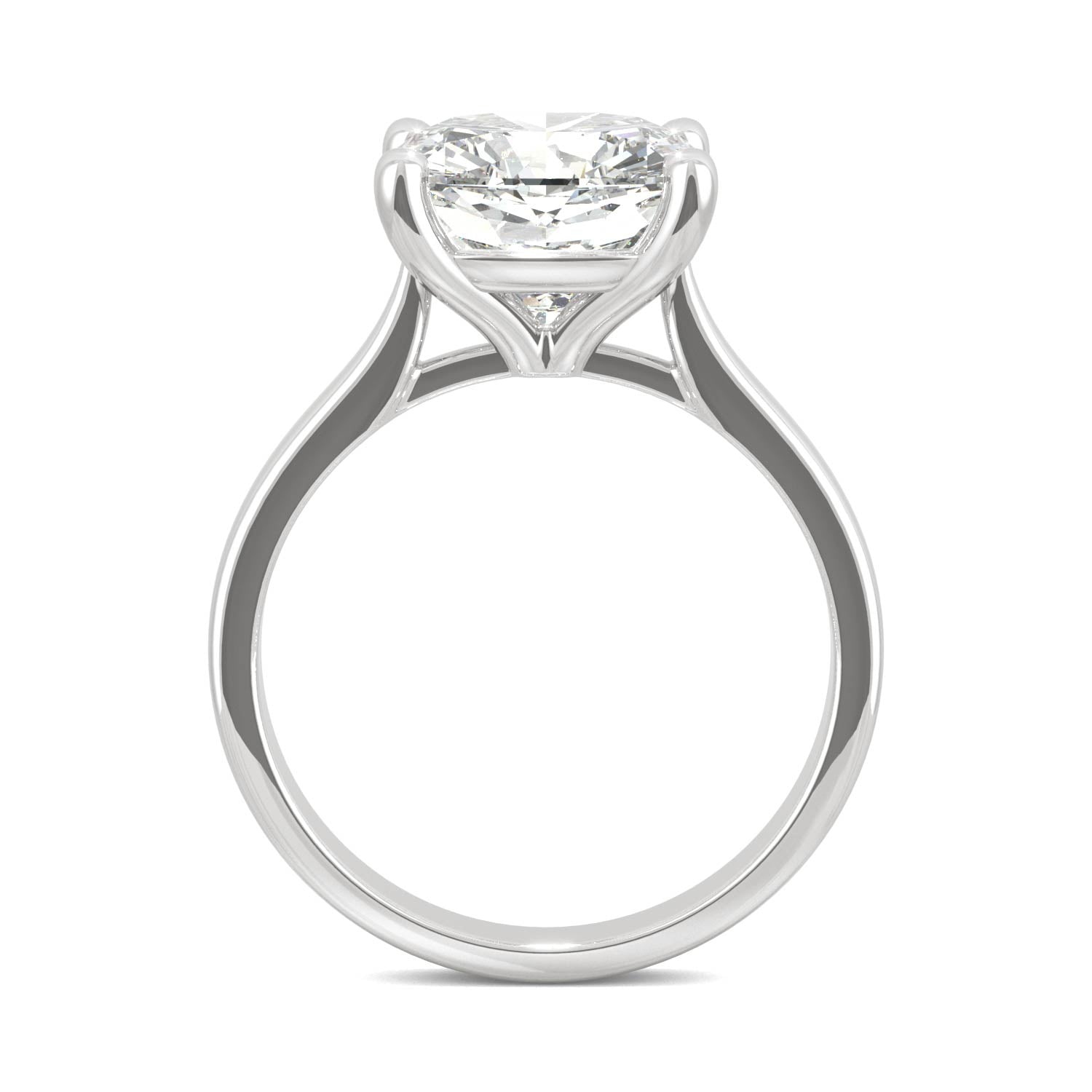 4.20 CTW Moissanite Engagement Ring