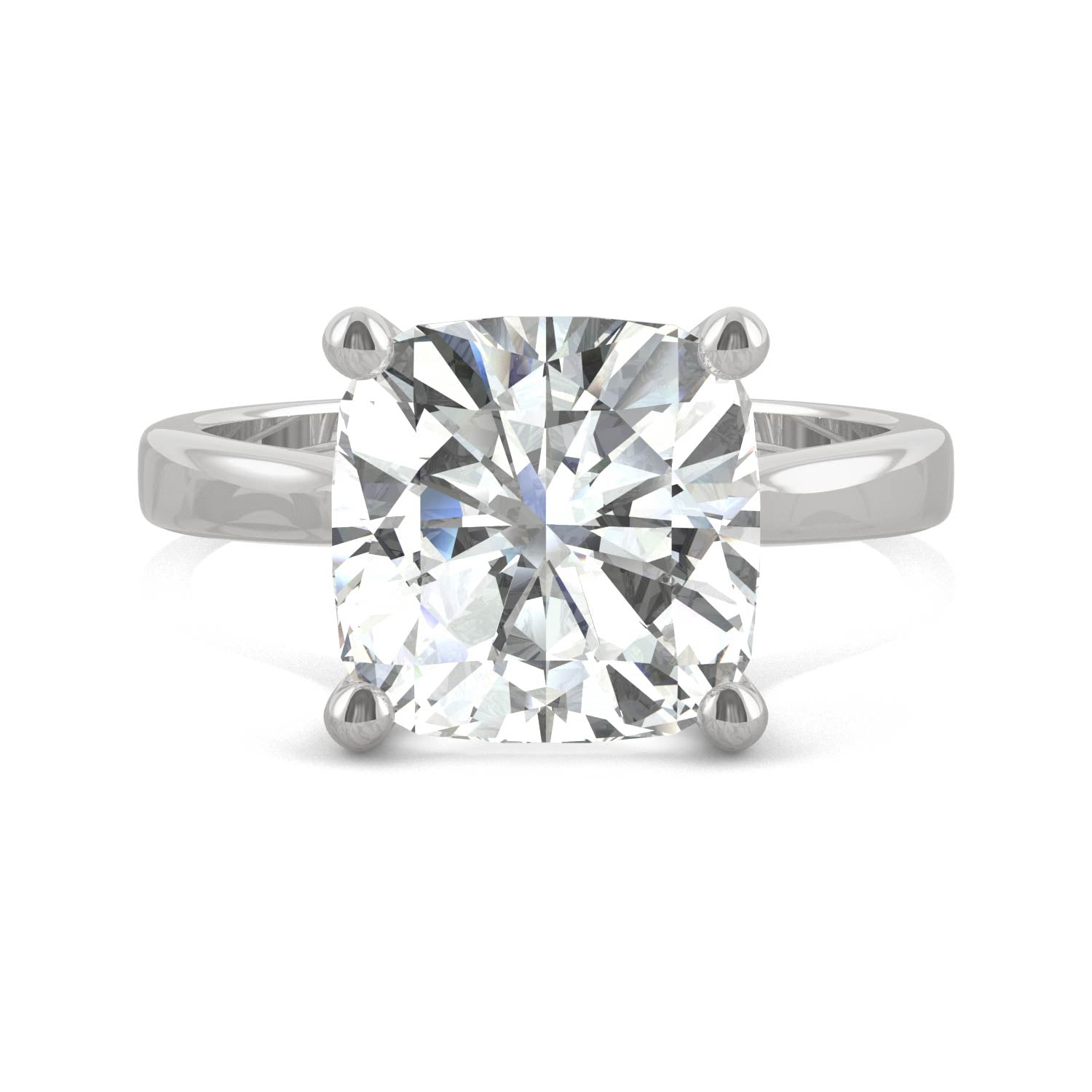 4.20 CTW Moissanite Engagement Ring