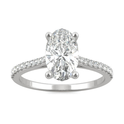 2.49 CTW Moissanite Engagement Ring